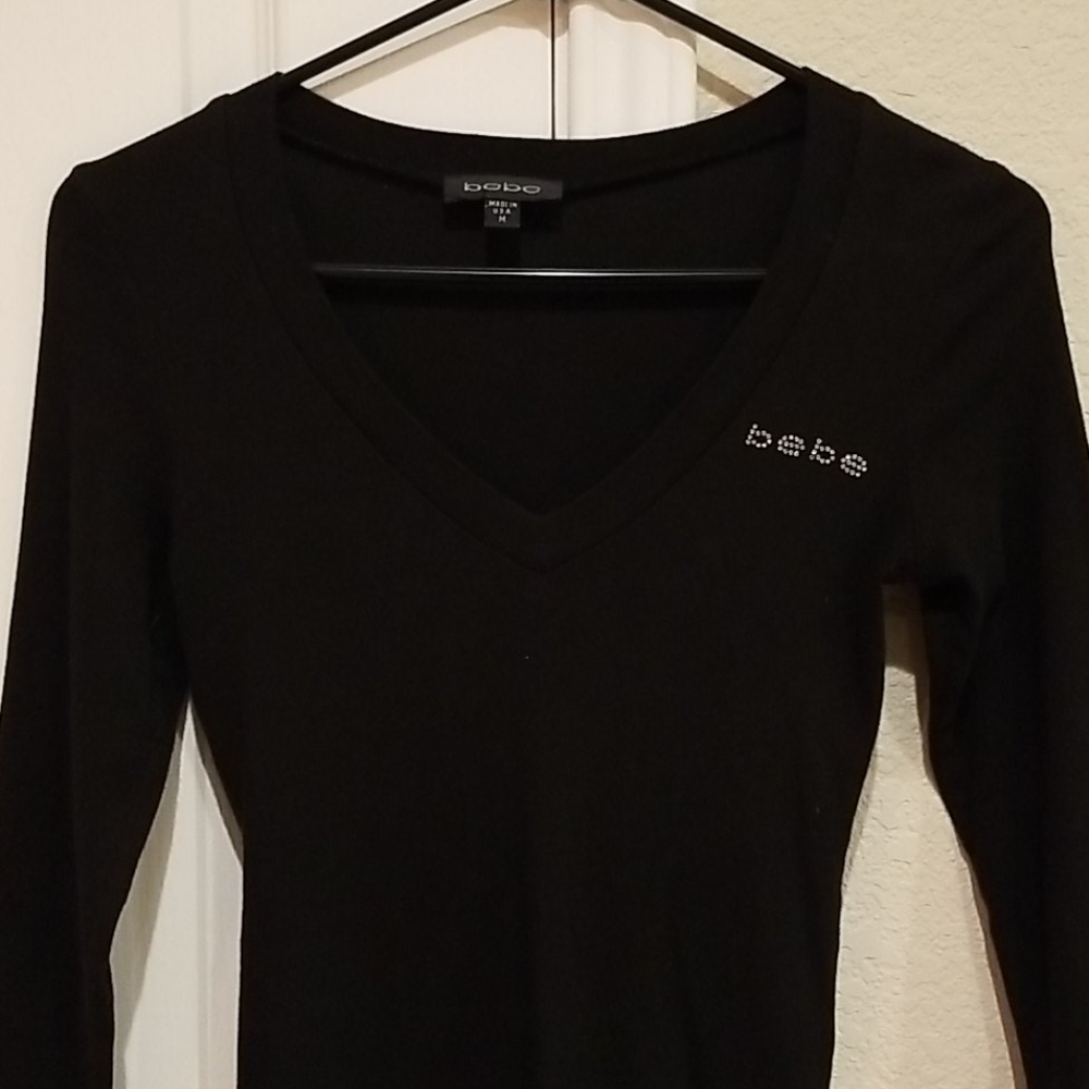 Black bebe shirt